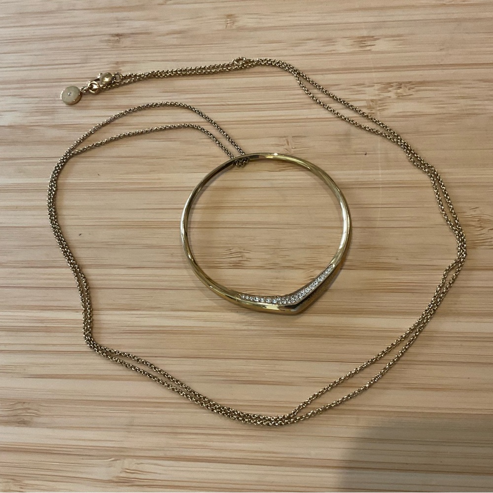 Michael Kors Gold Minimalist Necklace
